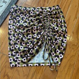 Cider Geometric Print Skirt Womens Size Medium NWT
